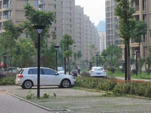 高比率的停車位